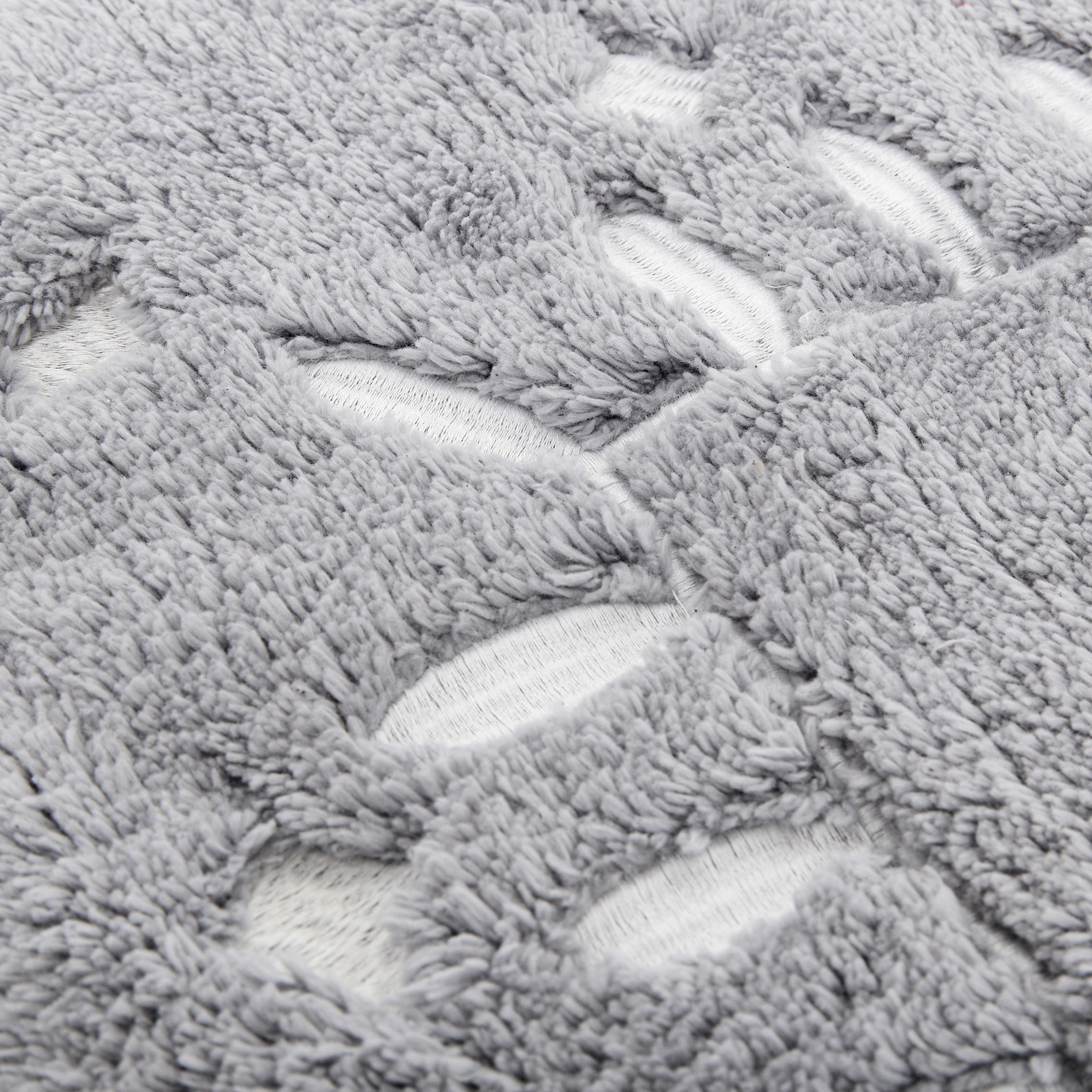 Pure cotton bath mat, Grey, large image number 1