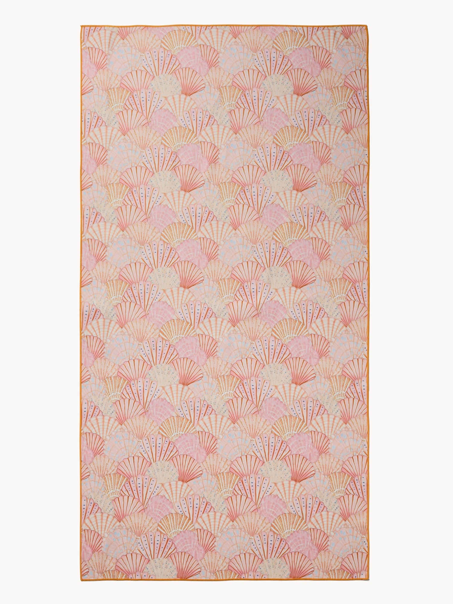Lightweight Microfiber Beach Towel - Introductory Price, Rosa/Arancio, large image number 0
