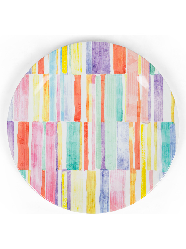 Piatto frutta melamina multicolor