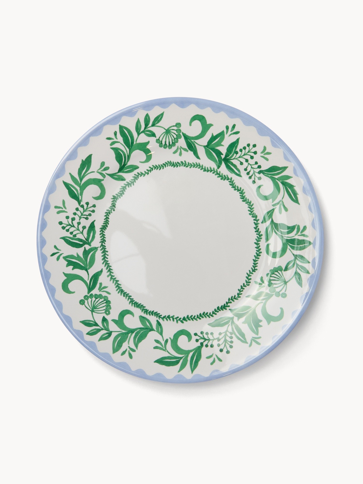 Melamine dinner plate with flower detail - Discounted price, Multicolor, large image number 0
