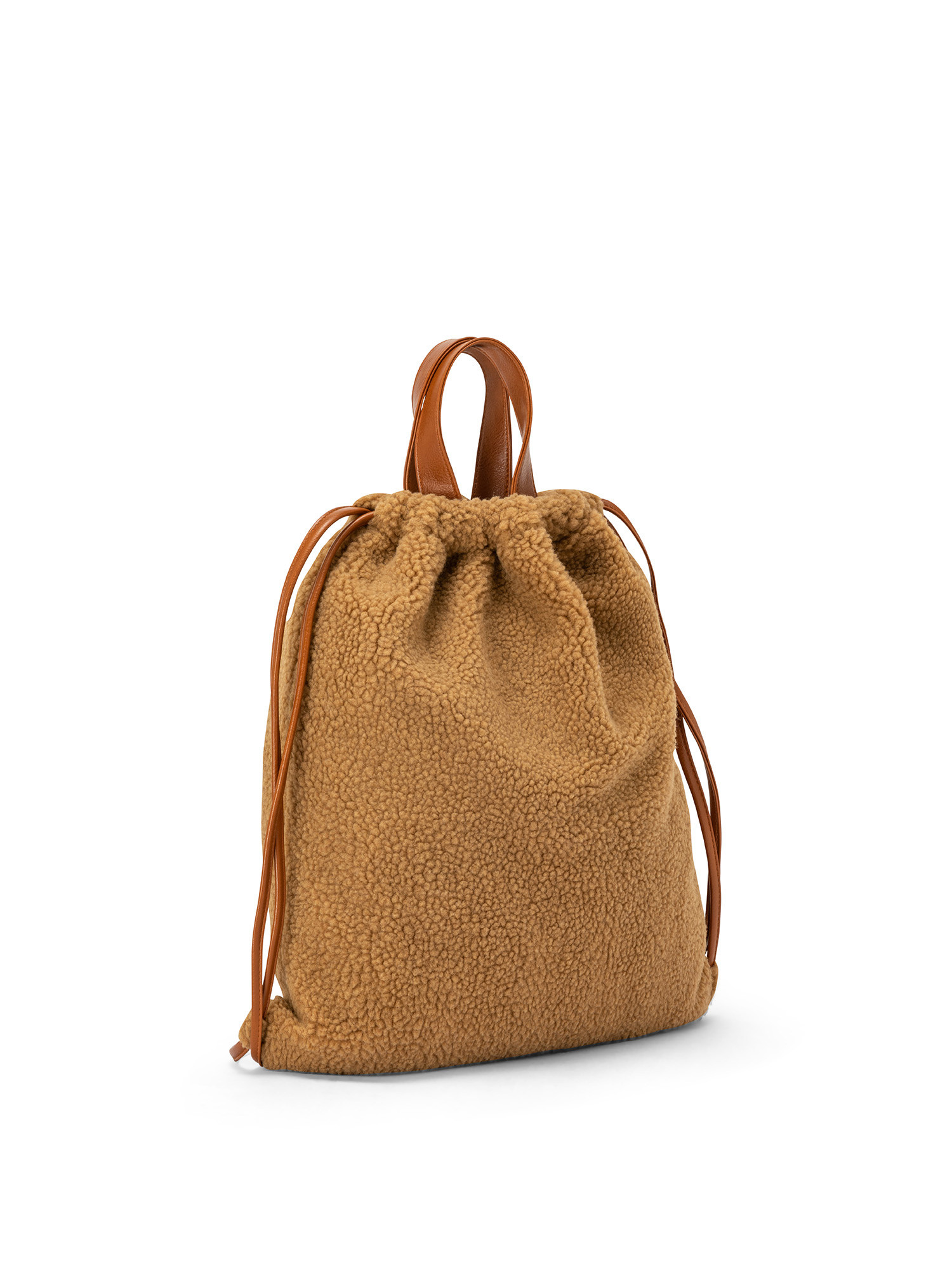Koan - Faux fur backpack, Hazelnut Brown, large image number 1