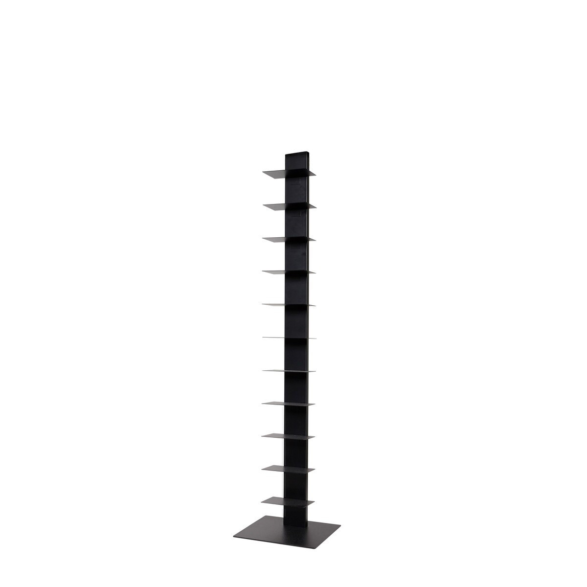 Sapiens steel bookcase h152cm, Black, large image number 0