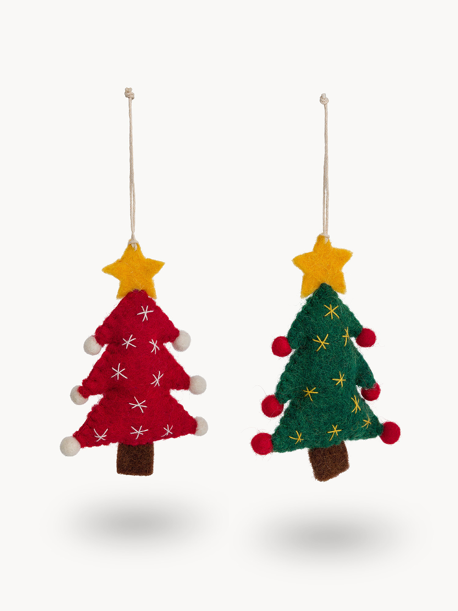 Decorazione per albero in feltro, Multicolor, large image number 0
