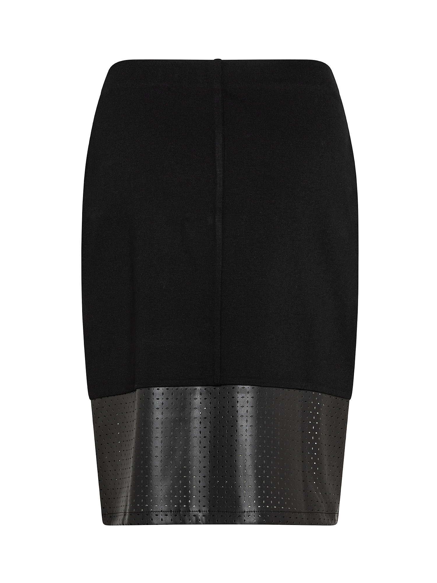 Koan - Patterned skirt, Black, large image number 1
