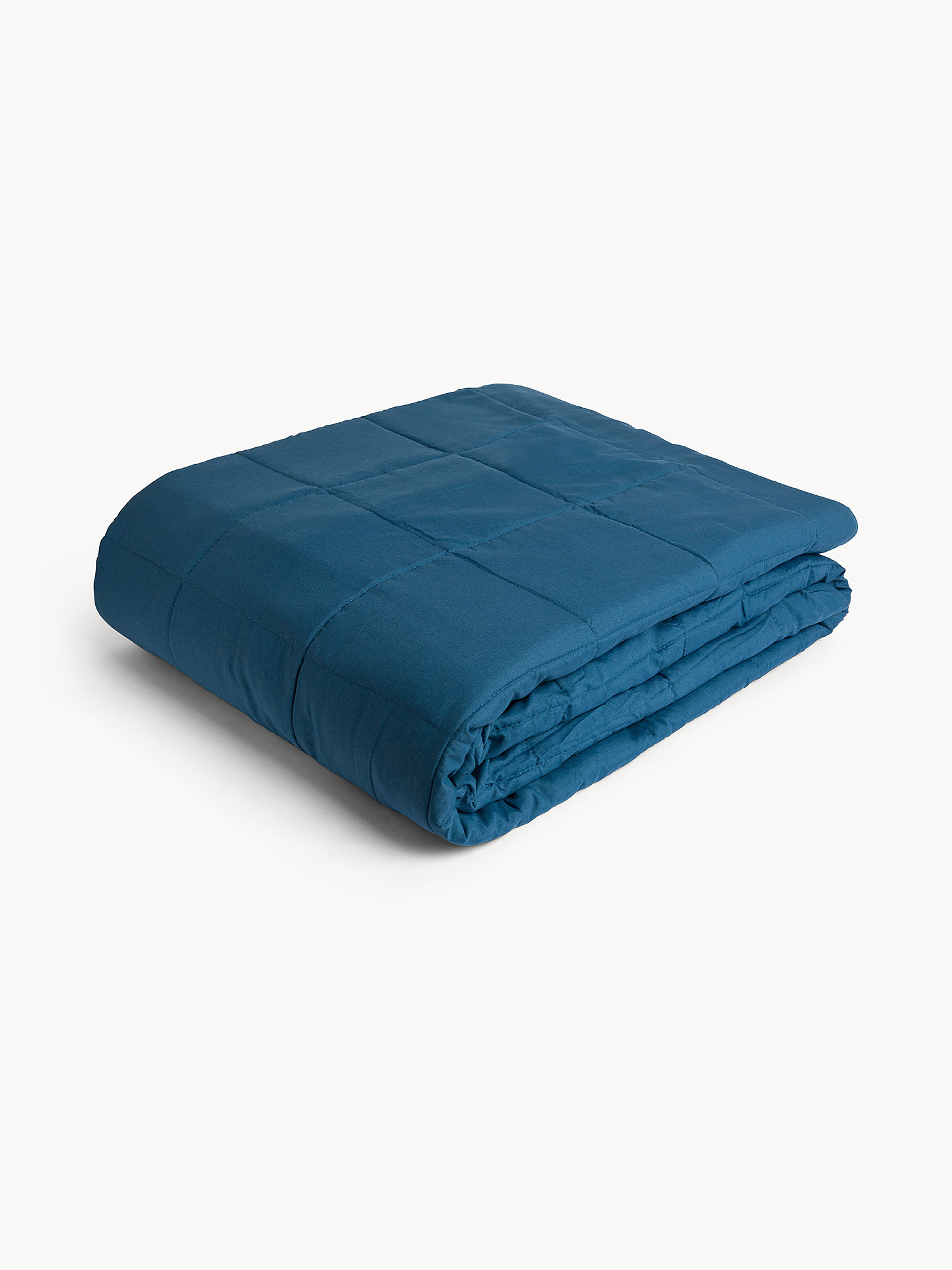 Trapunta double face in microfibra leggera, Blu, large image number 0