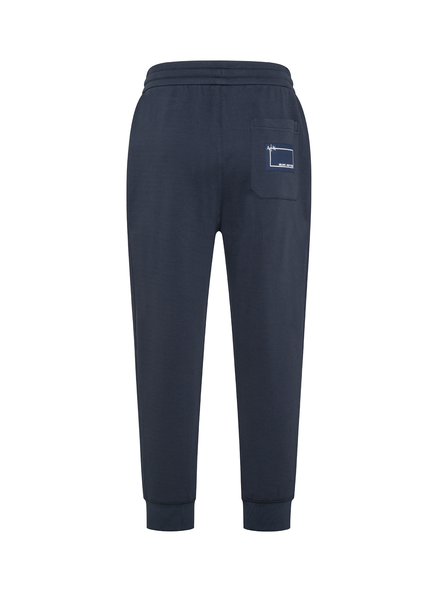 Armani Exchange - Pantaloni sportivi in felpa, Blu scuro, large image number 1