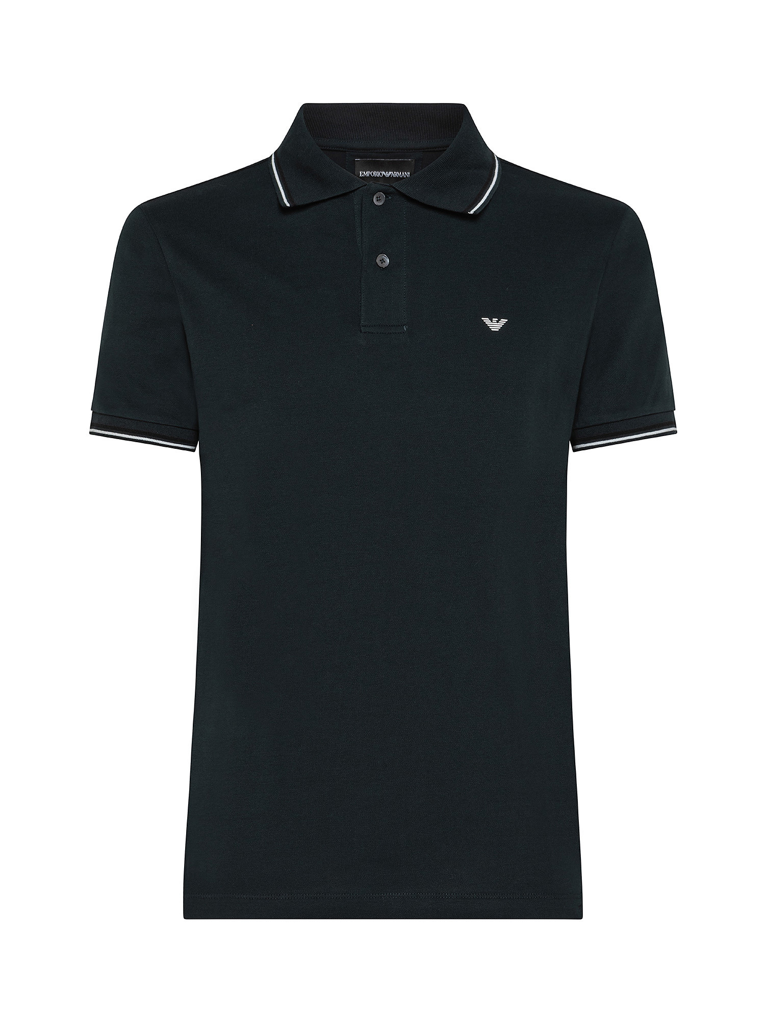 Piquet polo shirt, Green, large image number 0
