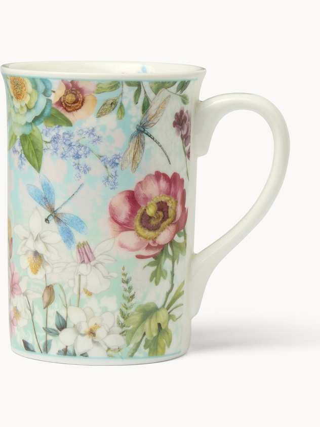 New bone china mug with spring motif