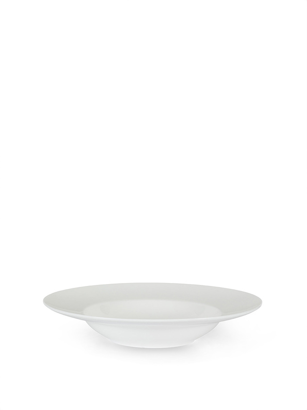 Viola bone china pasta plate