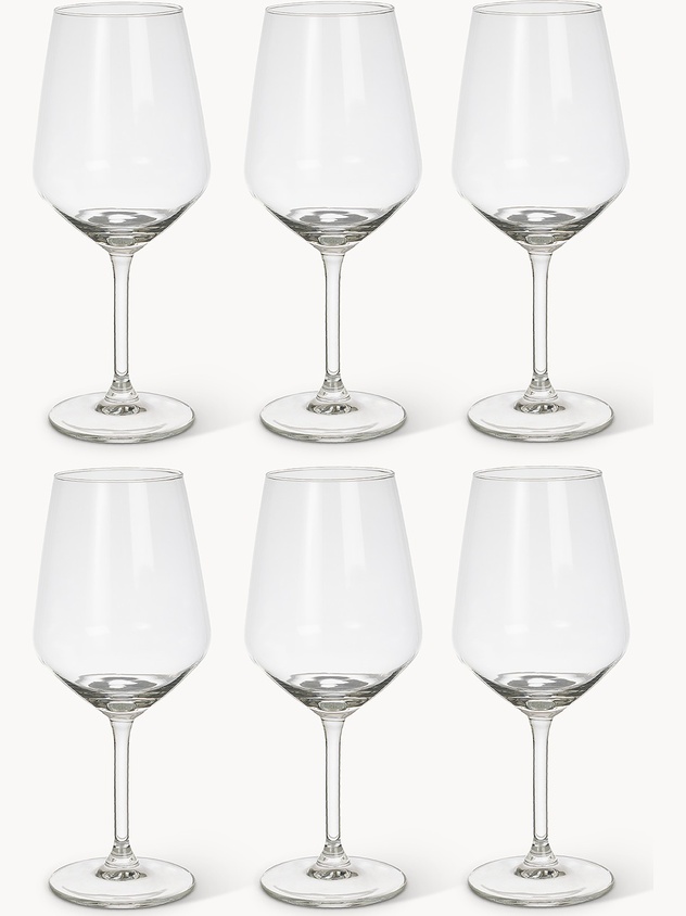 Set 6 calici da vino bianco