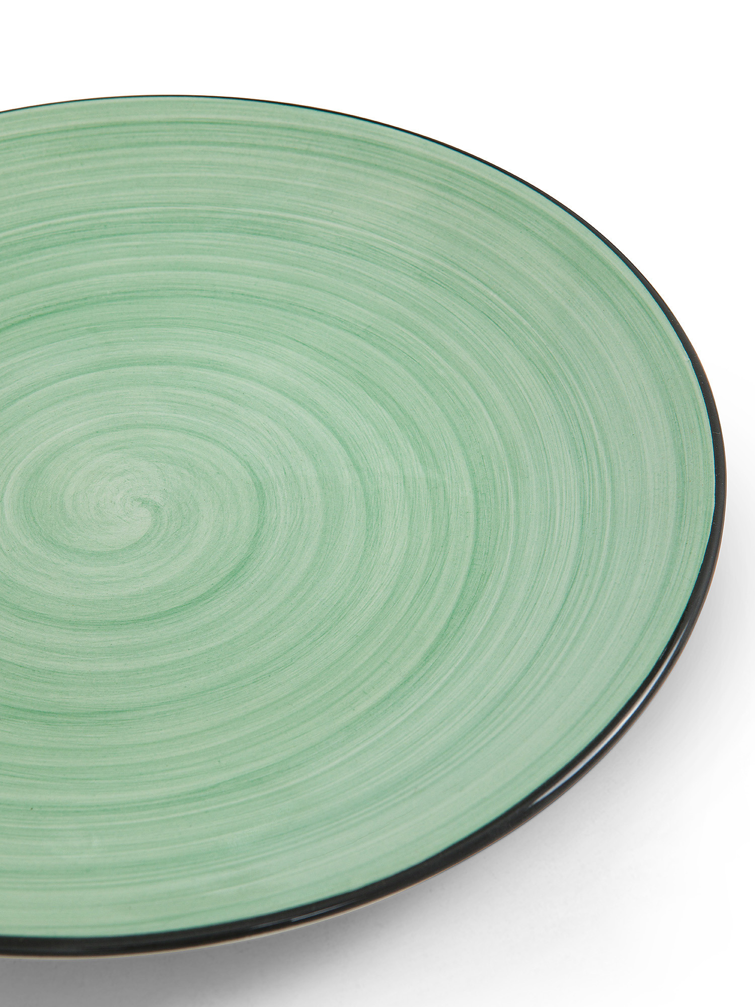 Tokyo stoneware dinner plate, Teal, large image number 1