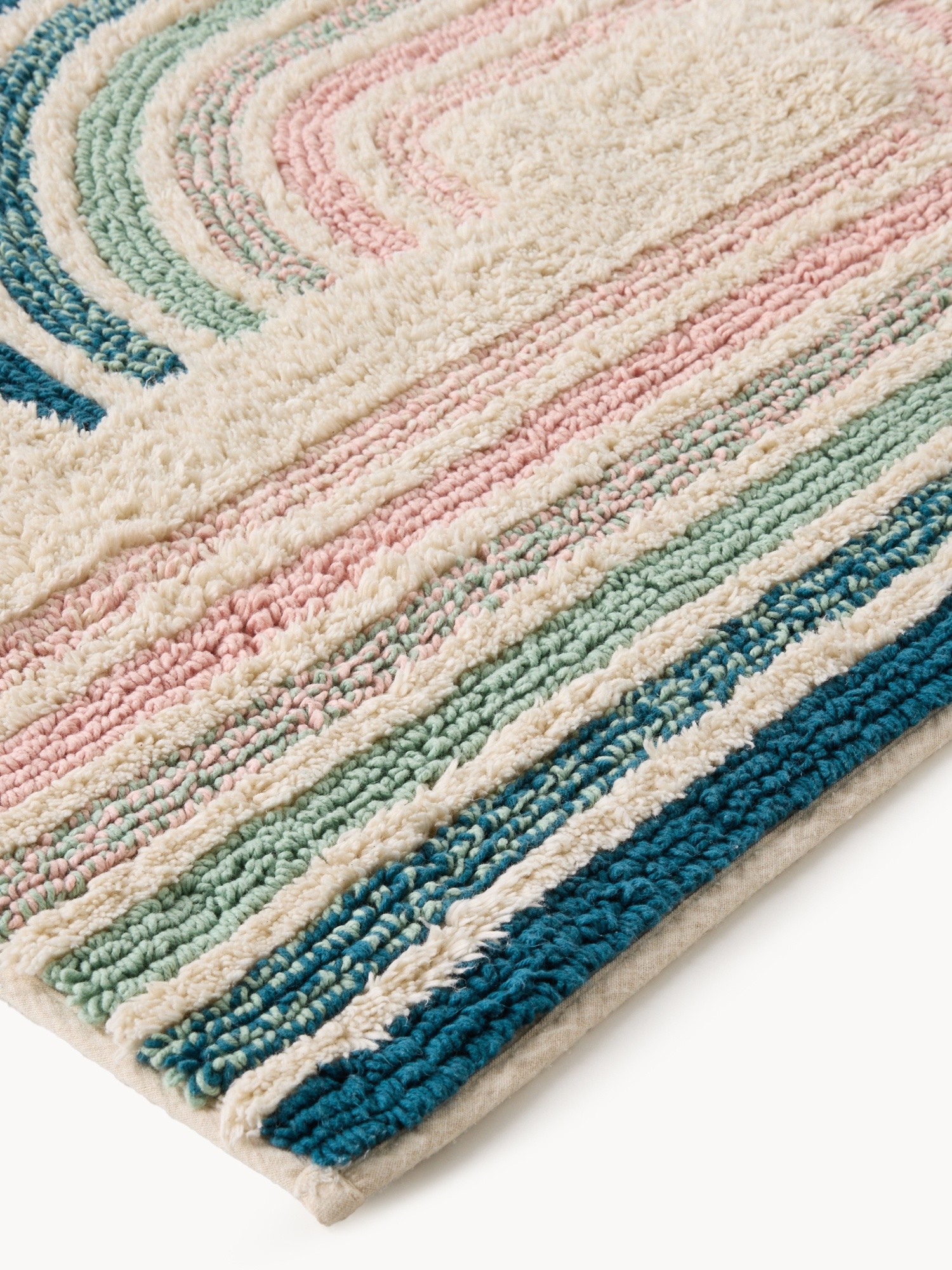 Tappeto bagno in cotone taftato, Multicolor, large image number 1