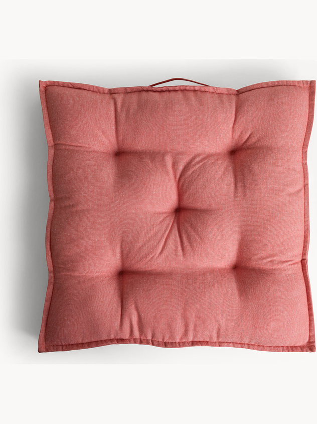 Solid color cotton mattress cushion