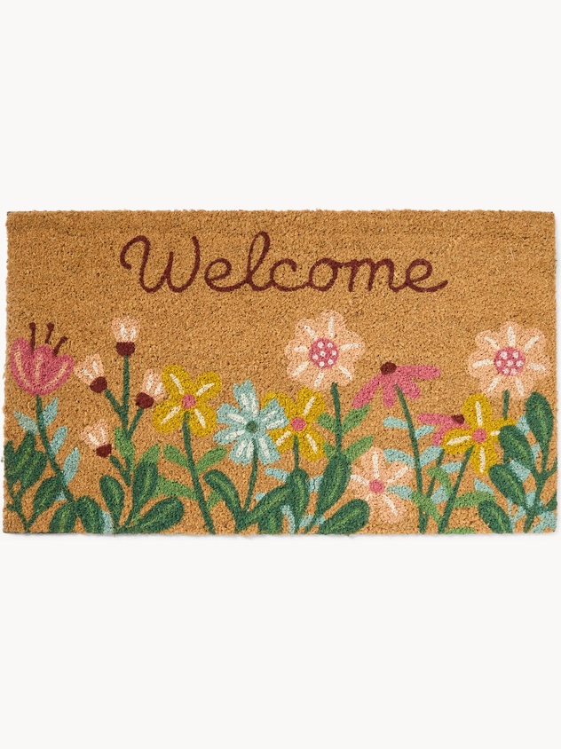 Zerbino in cocco con stampa fiorita - Prezzo di lancio