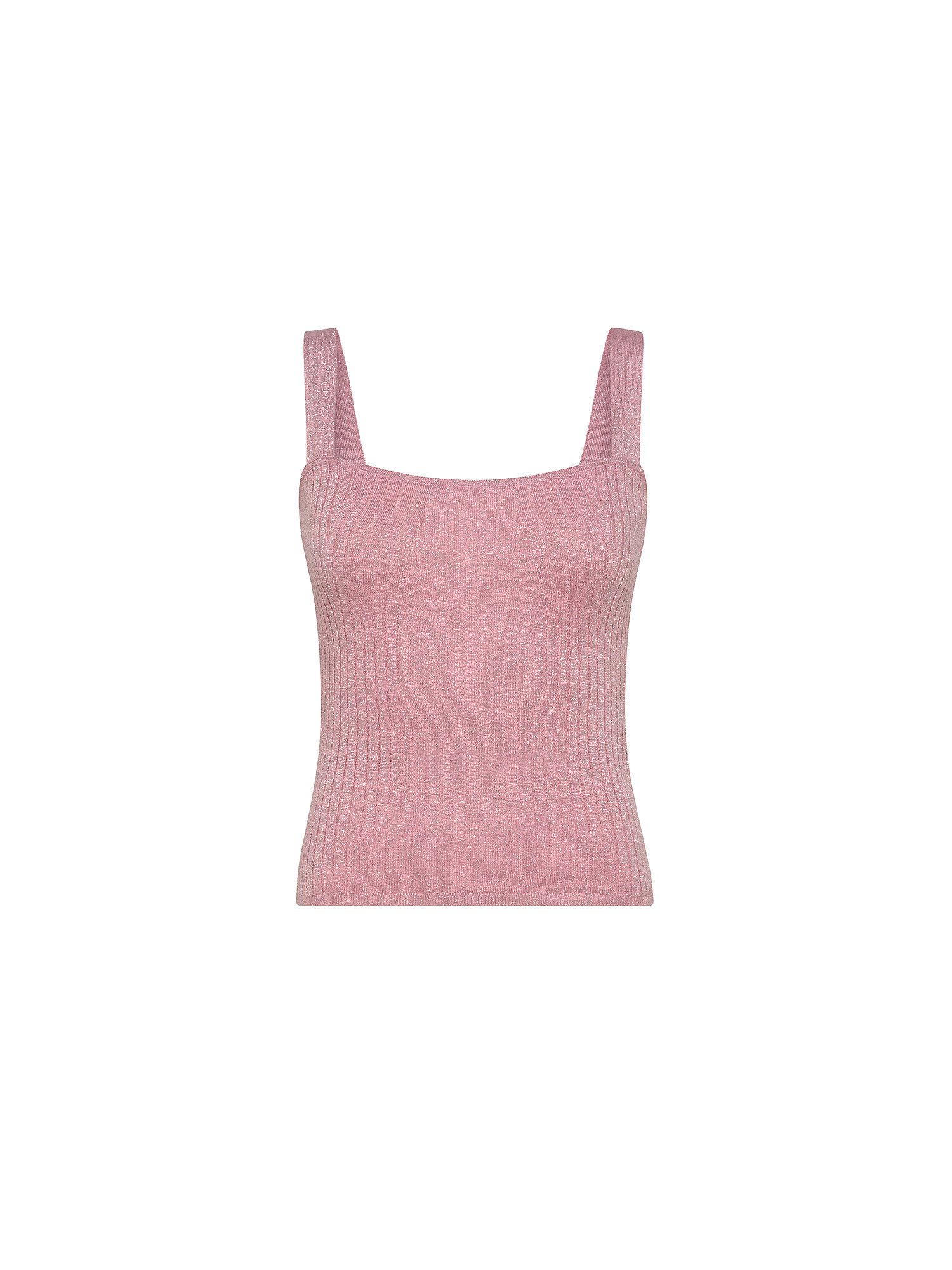 Knitted tank top, Pink, large image number 0