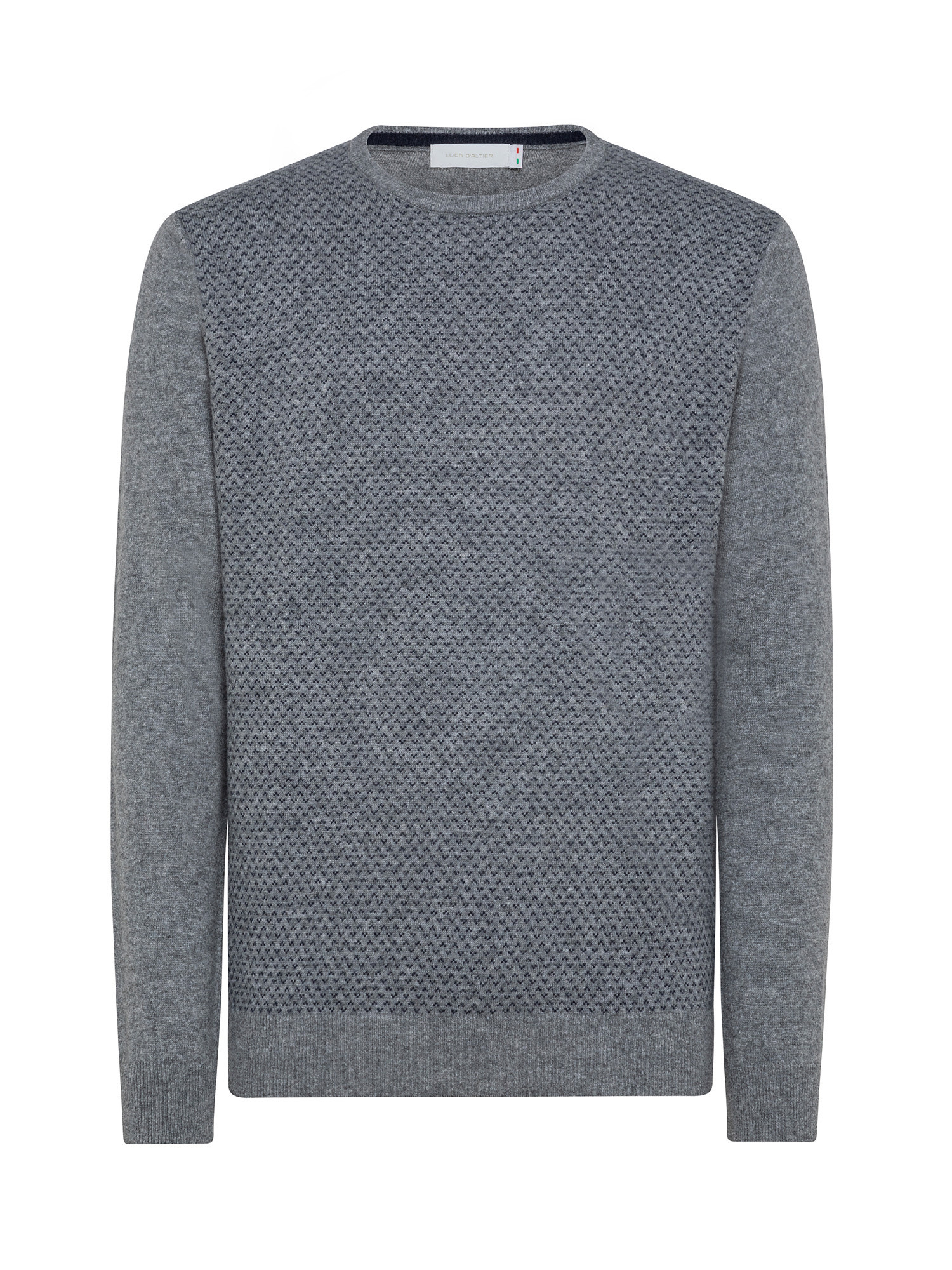 Basic crewneck pullover, Grey, large image number 0