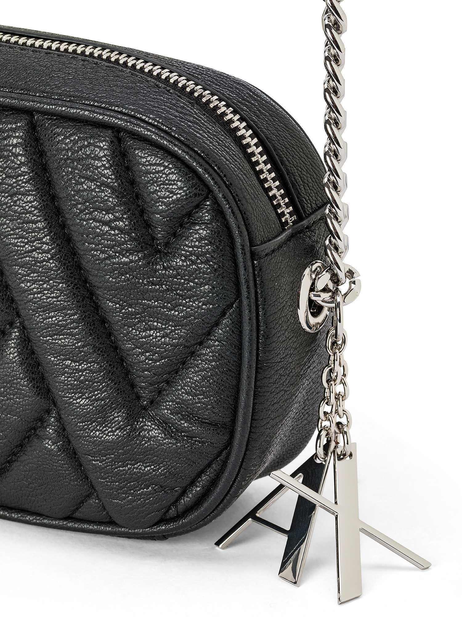 Armani Exchange - Clutch bag with shoulder strap, Black, large image number 2