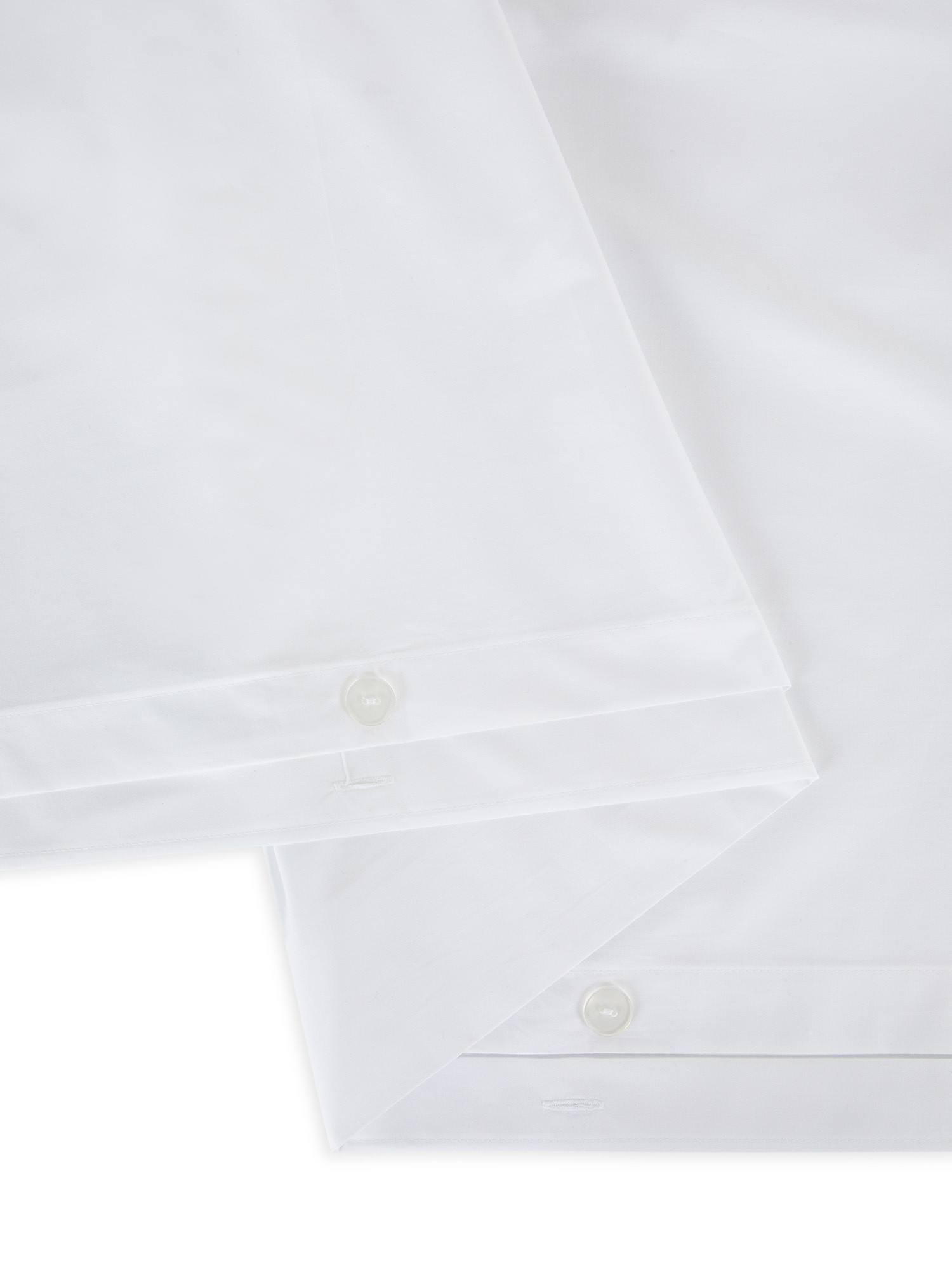 Duvet cover in fine cotton percale Portofino, White, large image number 2