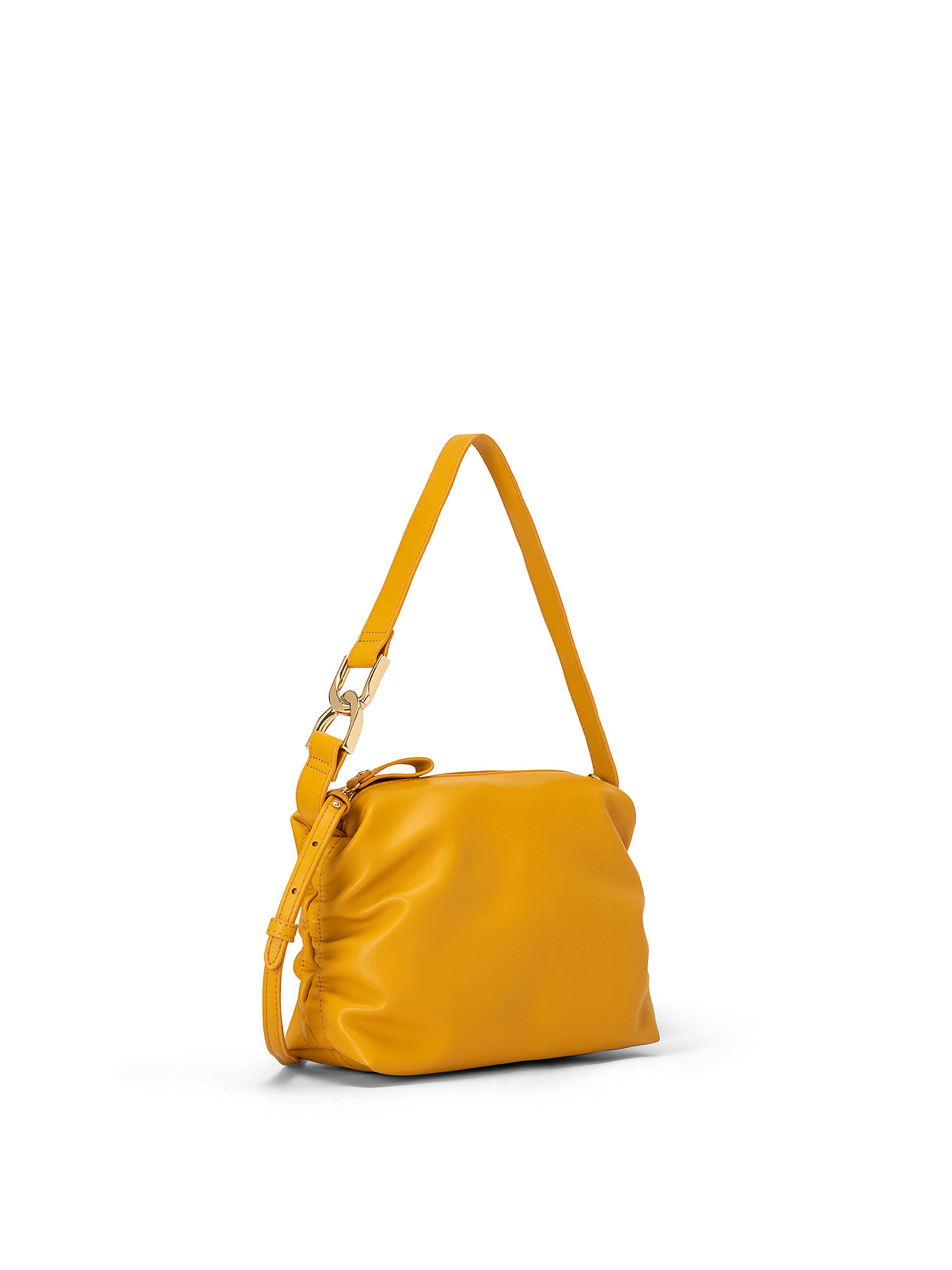 Shoulder bag with rings, Ocra Yellow, large image number 1