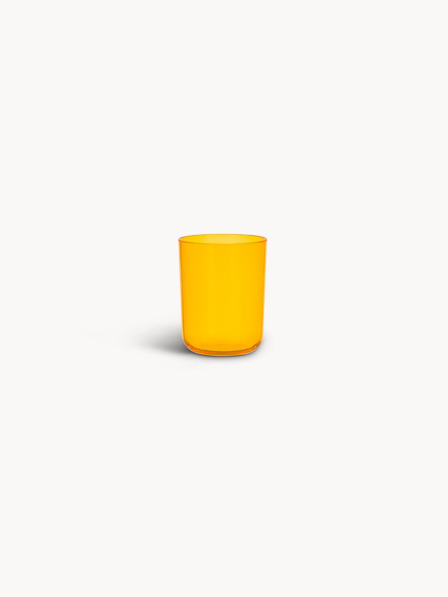 Bicchiere in plastica colorata, Arancione, large image number 0