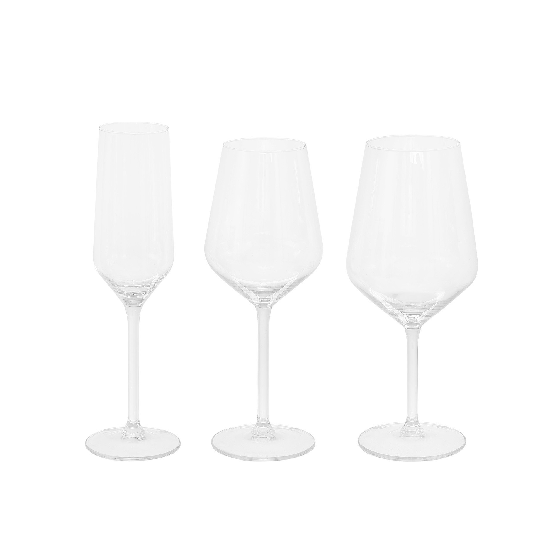 Set of 18 Mjosa glass goblets, Transparent, large image number 1