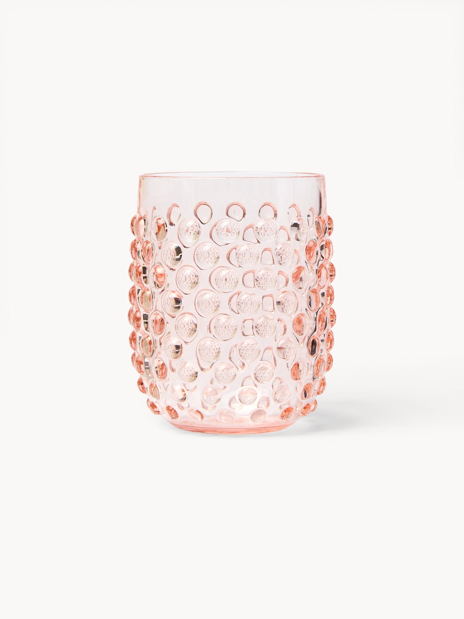 Dot-effect glass - Discounted price, Pink, large image number 0