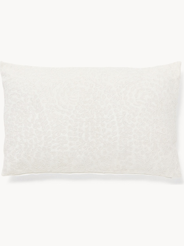 40x65 cm embroidered chenille pillow