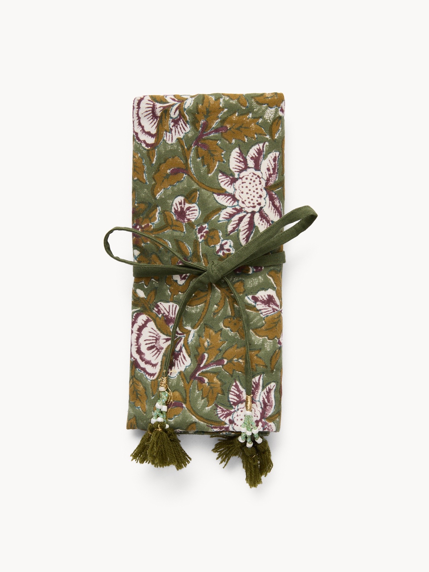 Printed fabric roll-up pencil case, Multicolor, large image number 0