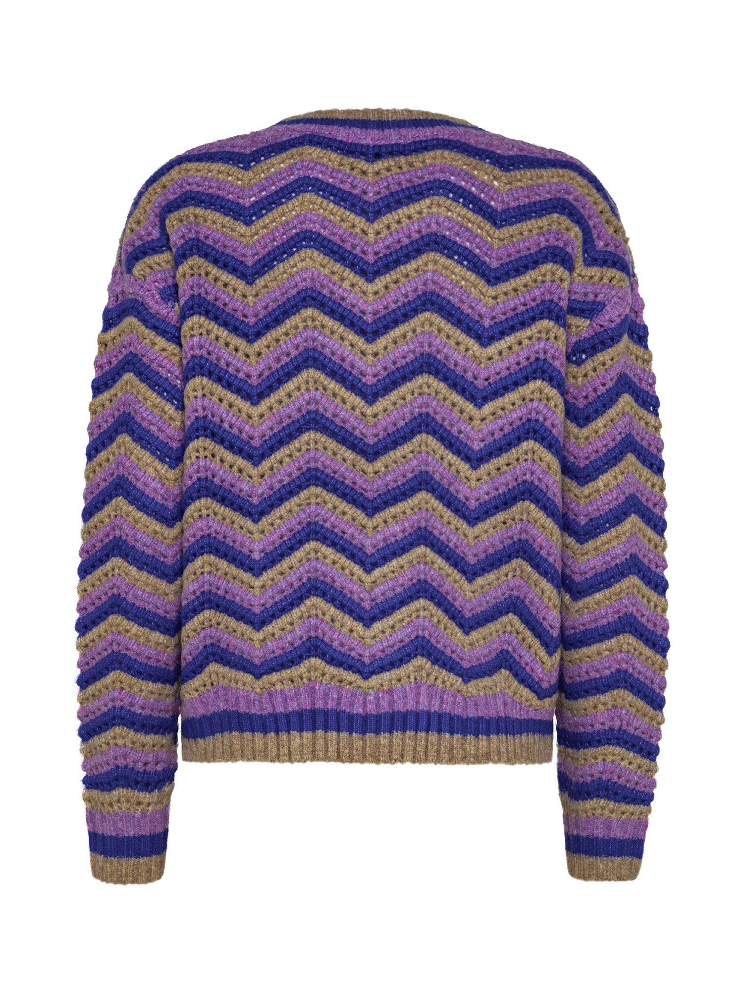 Koan - Patterned crewneck pullover, Multicolor, large image number 1