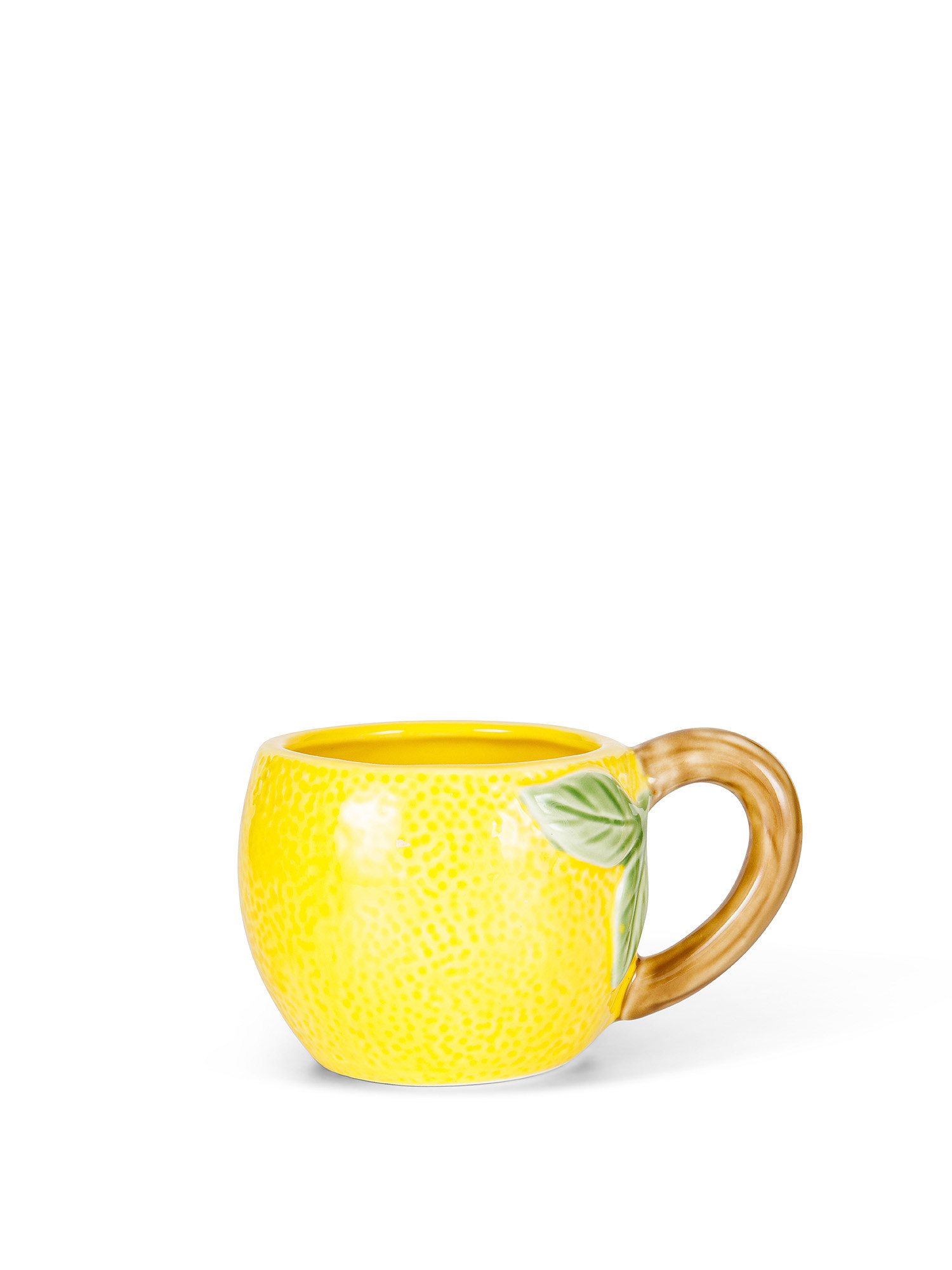Mug porcellana motivo limoni, Bianco, large image number 0