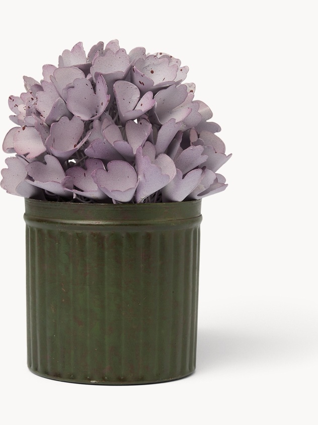 Soprammobile in ferro a forma di fiore