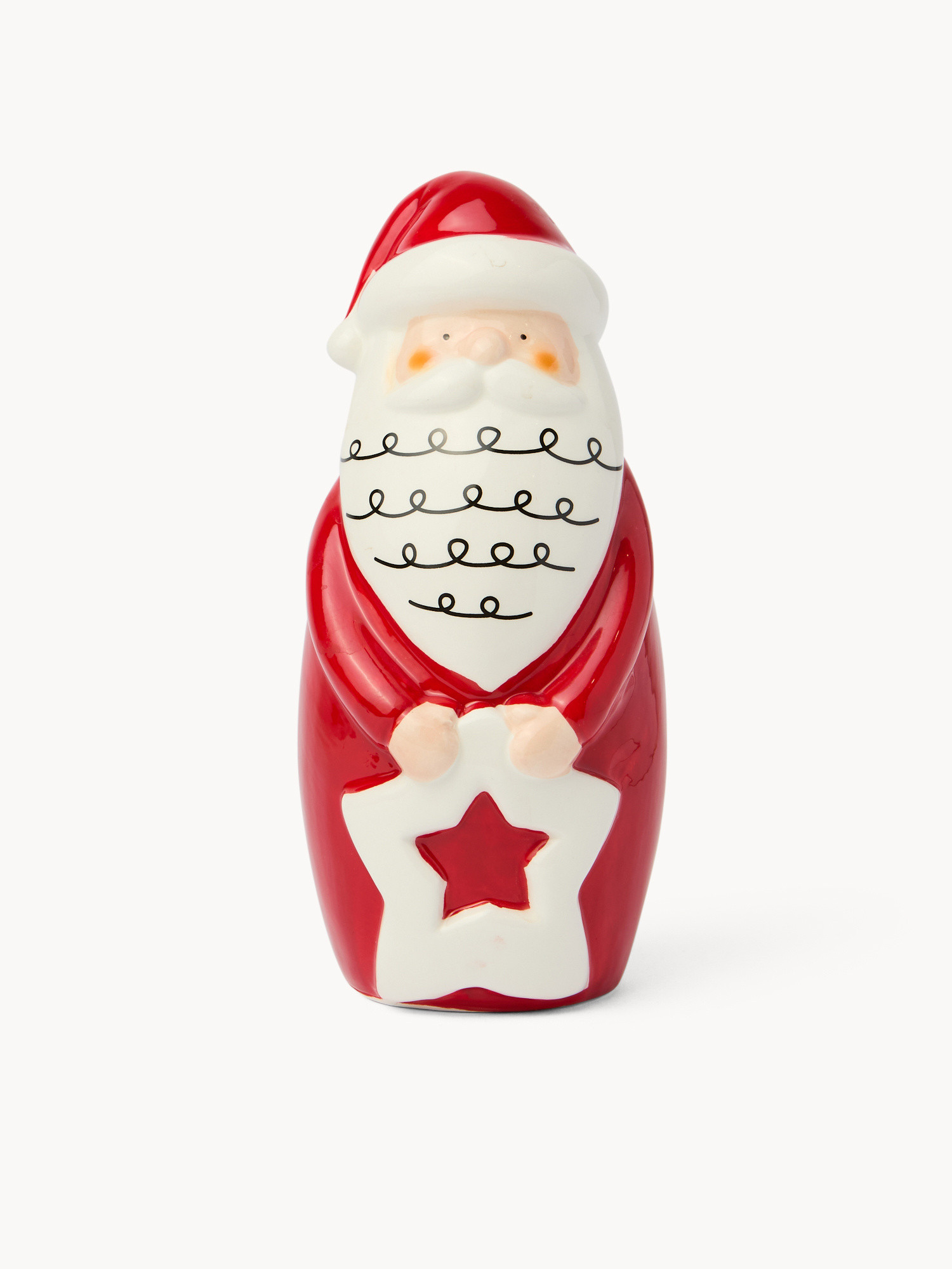 Ceramic decoration with LED light, Red, large image number 0