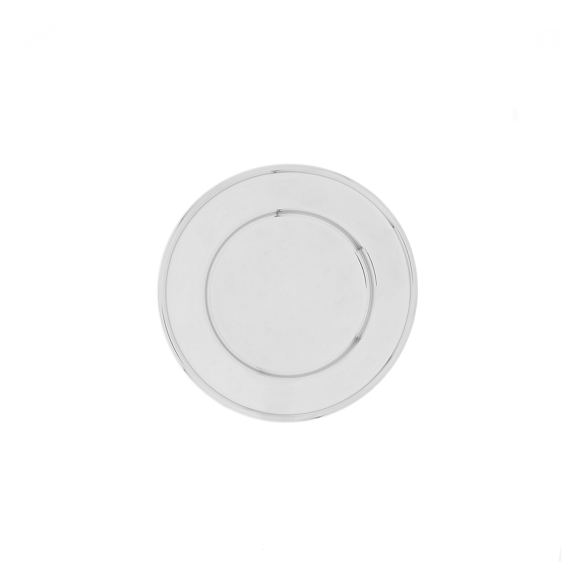 Stainless steel bread saucer, Silver Grey, large image number 0