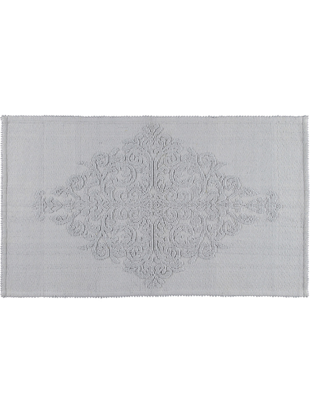 Bath mat with raised decoration