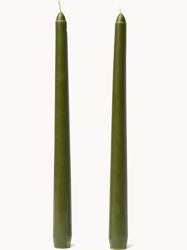 Set di due candele coniche