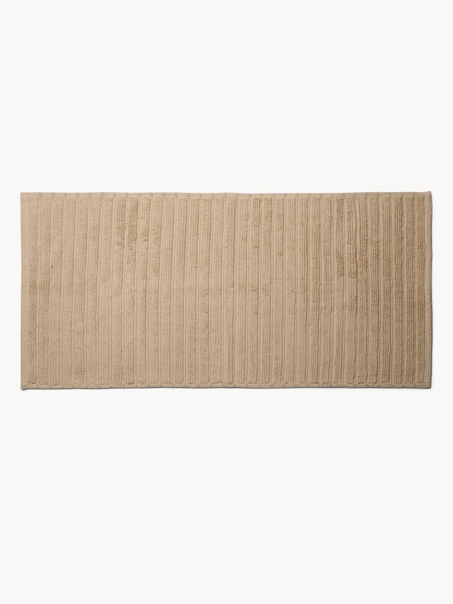 Solid-Color Cotton Bath Mat - Introductory Price, Beige, large image number 0