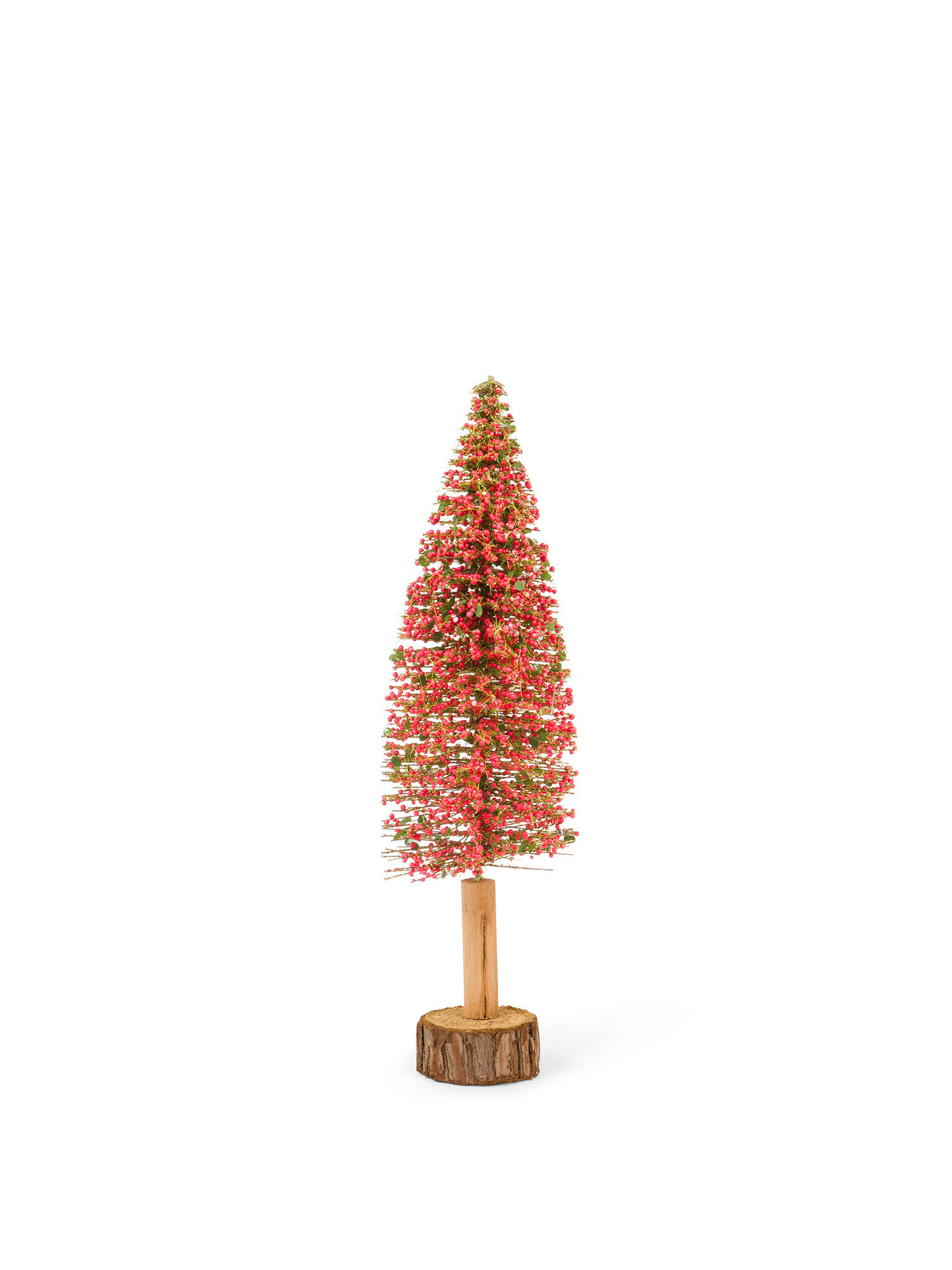 Decorative cone with red berries, Red, large image number 0