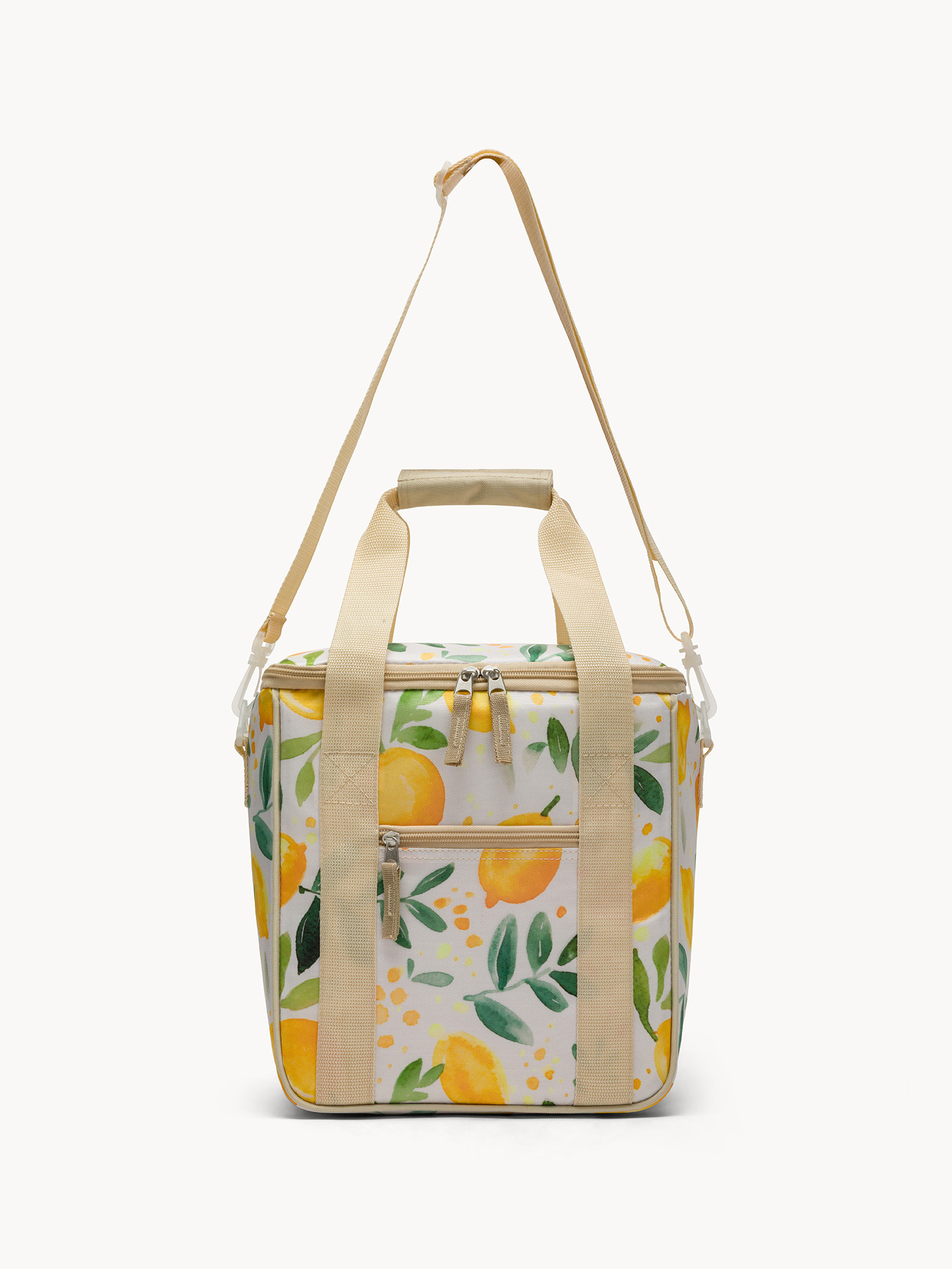 Borsa termica motivo limoni 16 lt, Bianco, large image number 0