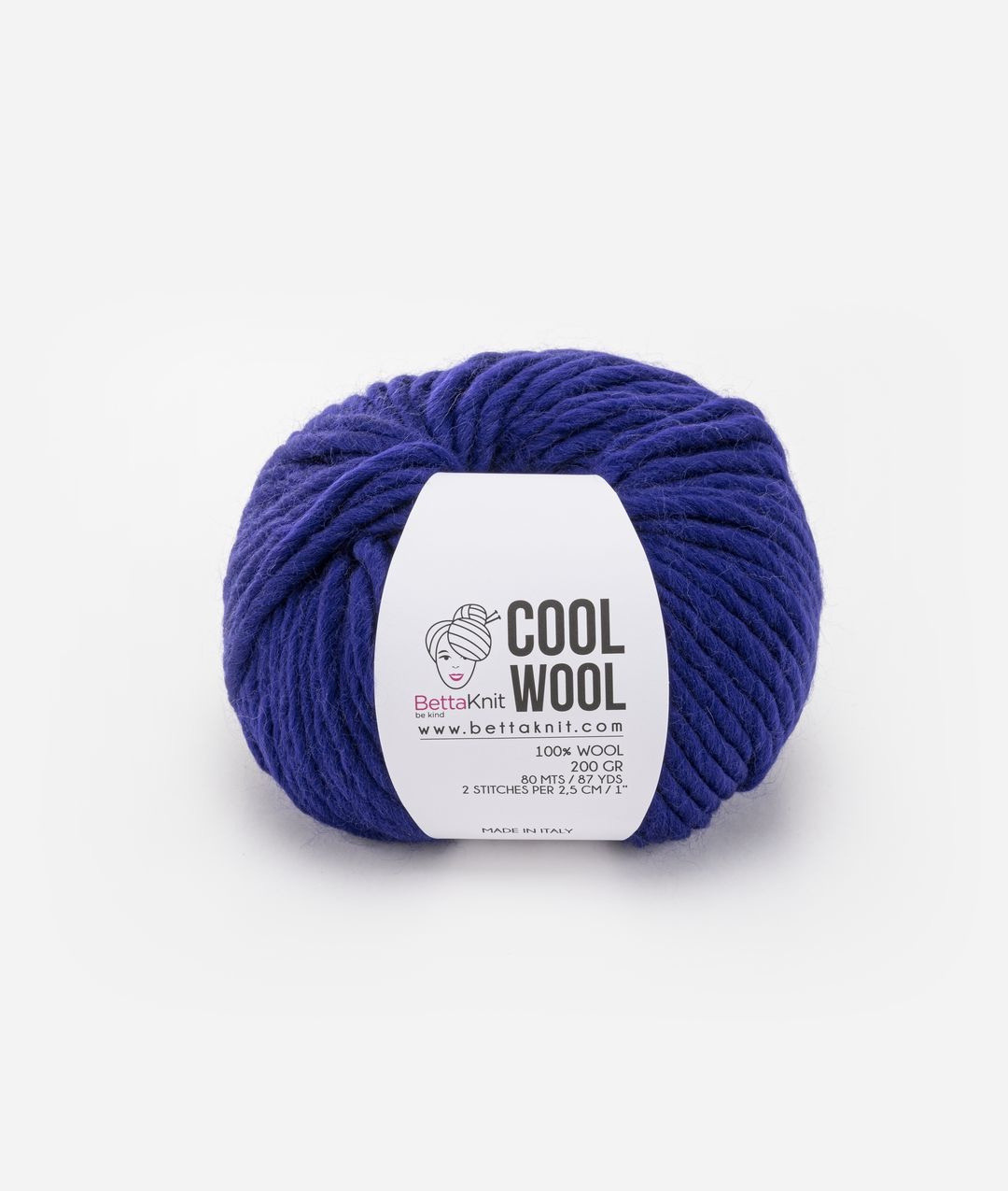 Ball set Cool Wool pure wool by BettaKnit, Blue, large image number 0