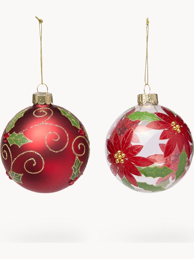 Glass tree bauble