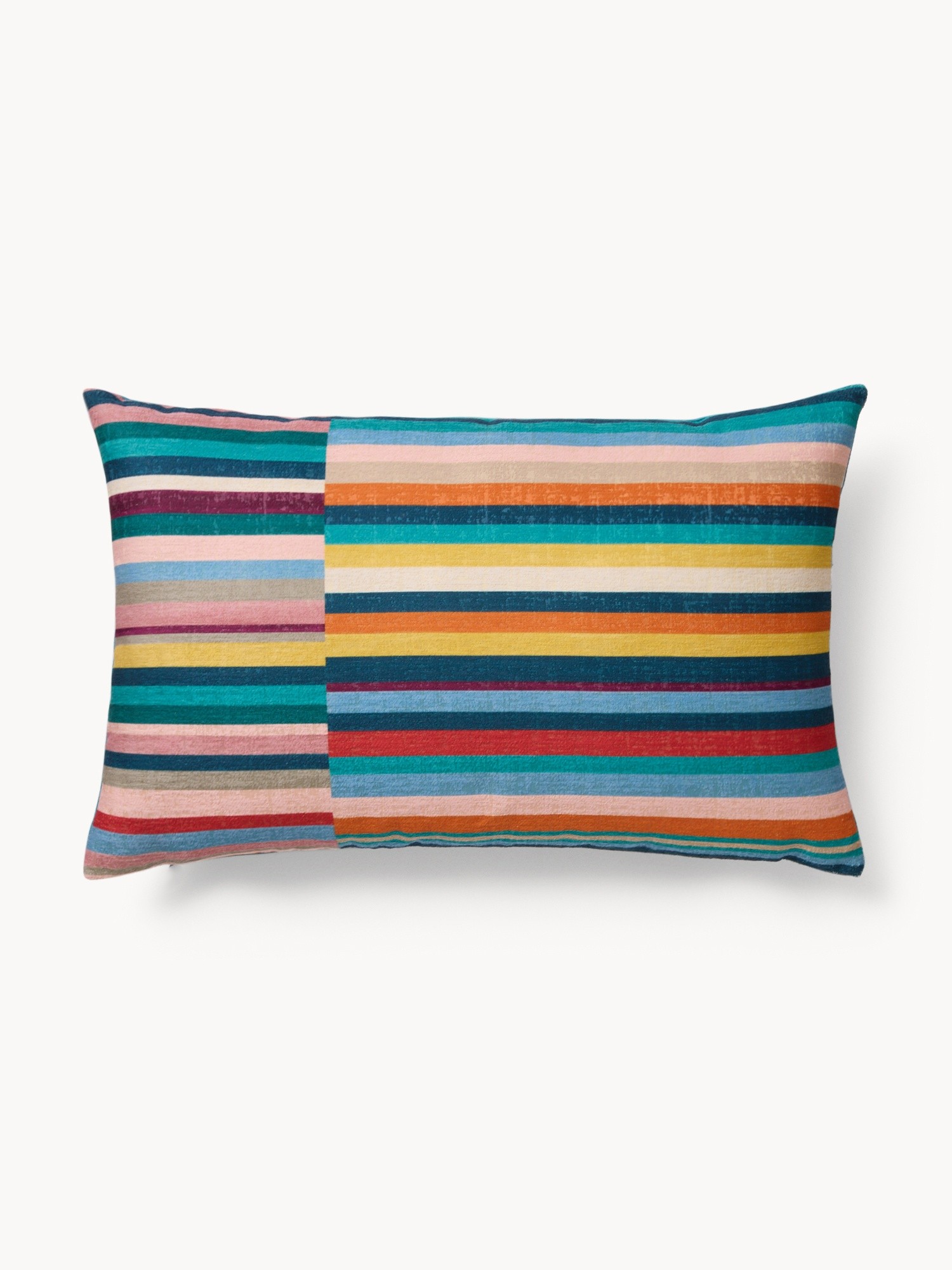 35x55 cm striped cushion, Multicolor, large image number 0