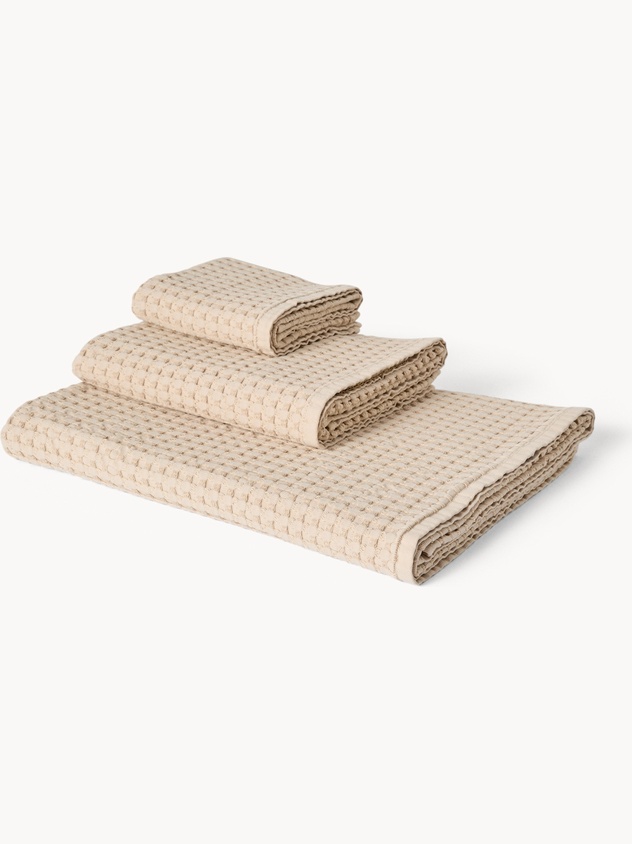 Honeycomb cotton towel