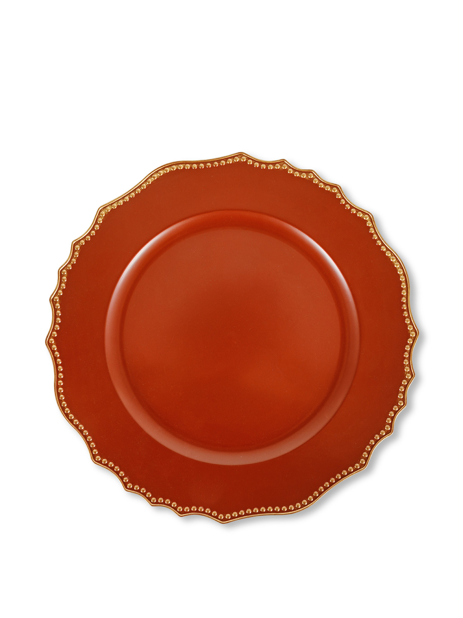 Plastic charger plate, Red Bordeaux, large image number 0