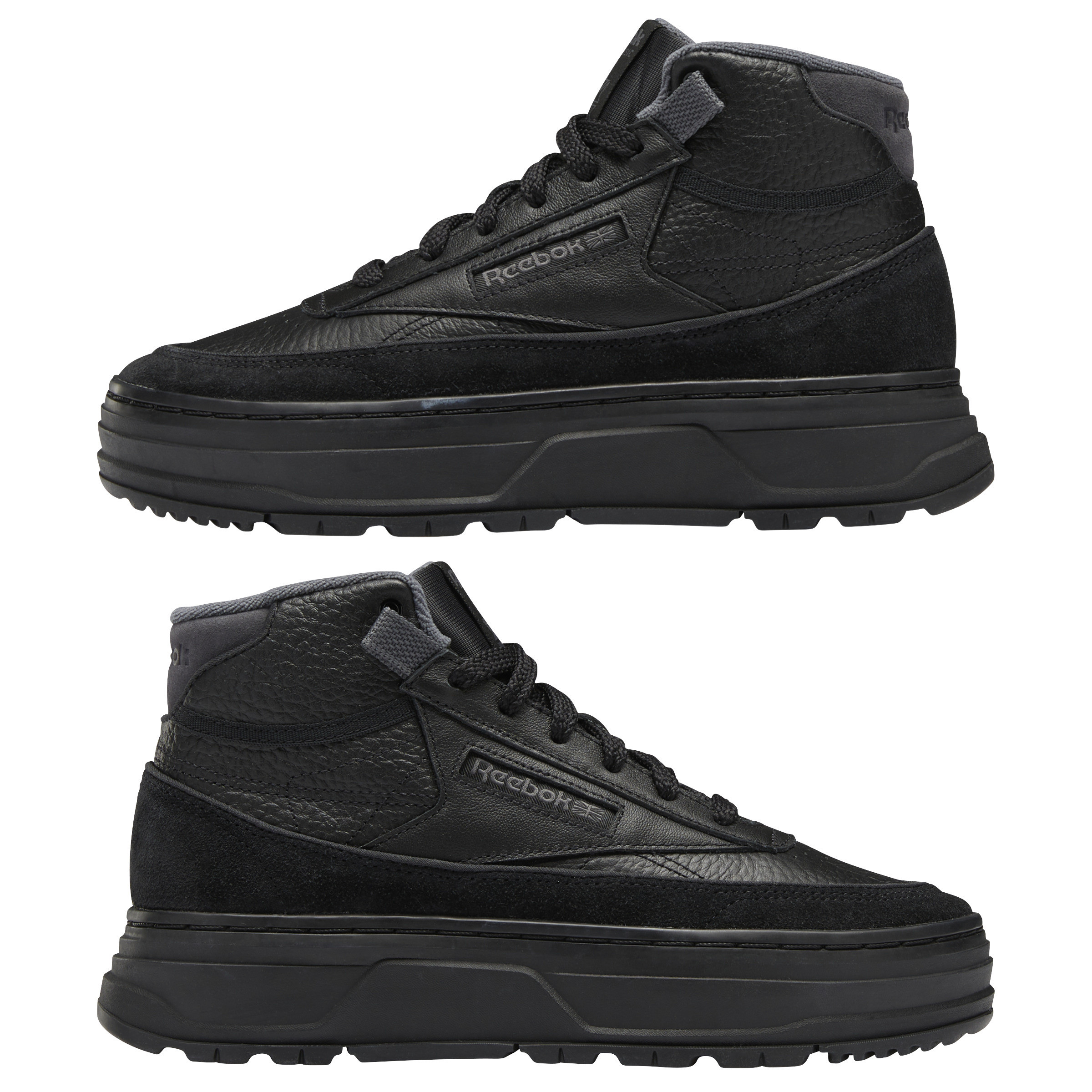 Reebok - Club C Geo Mid Shoes, Black, large image number 3