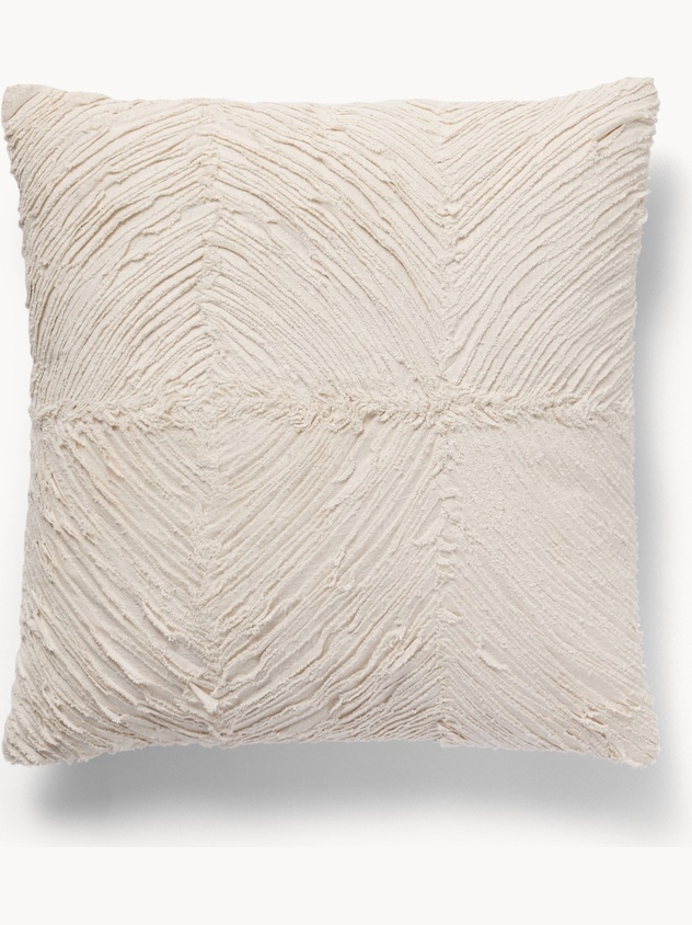 Cuscino in cotone con effetto texturizzato  45x45cm