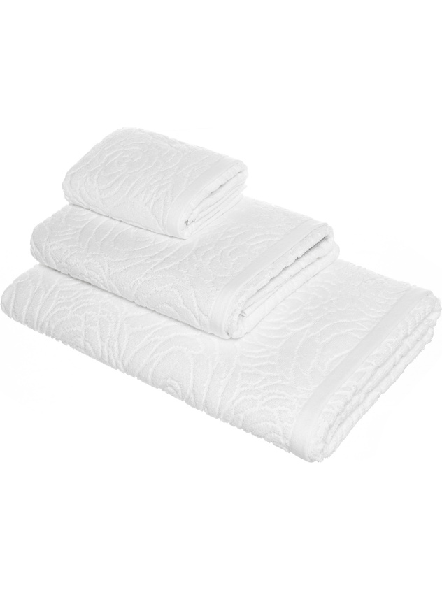 Portofino 100% cotton terry towel with English roses