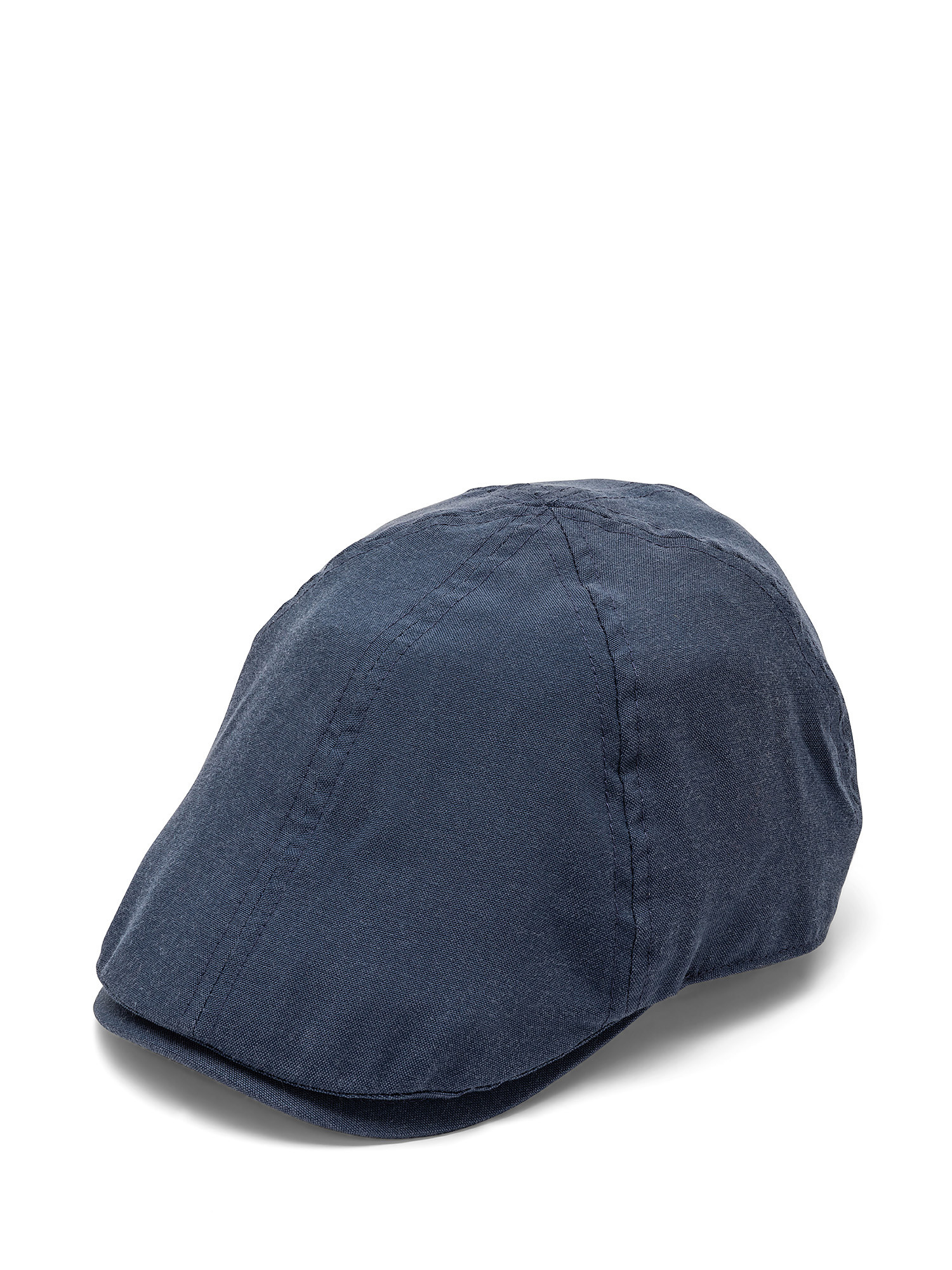 Cappello tessuto oxford tinta unita, Blu, large