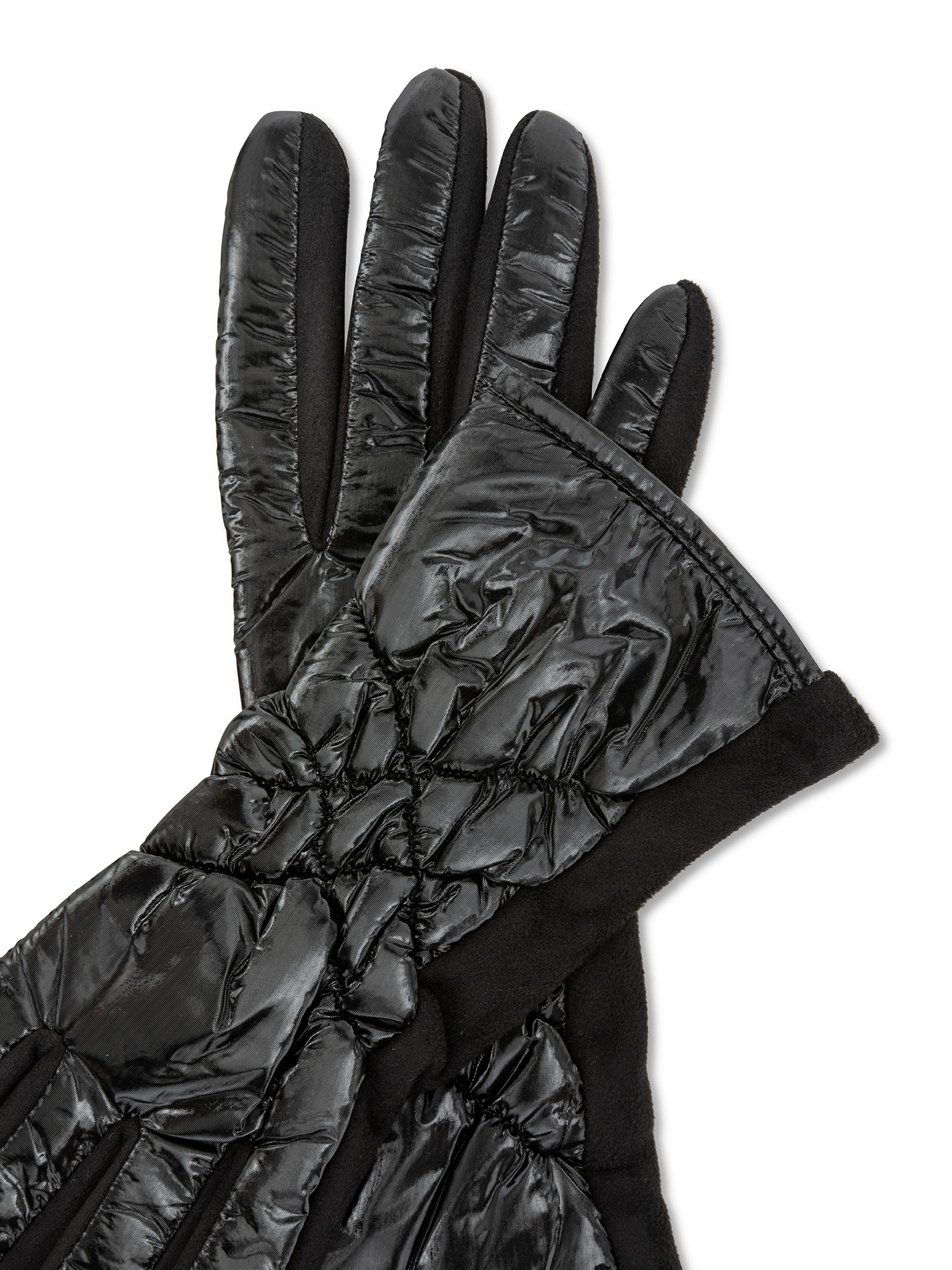 Koan - Quilted gloves, Black, large image number 1