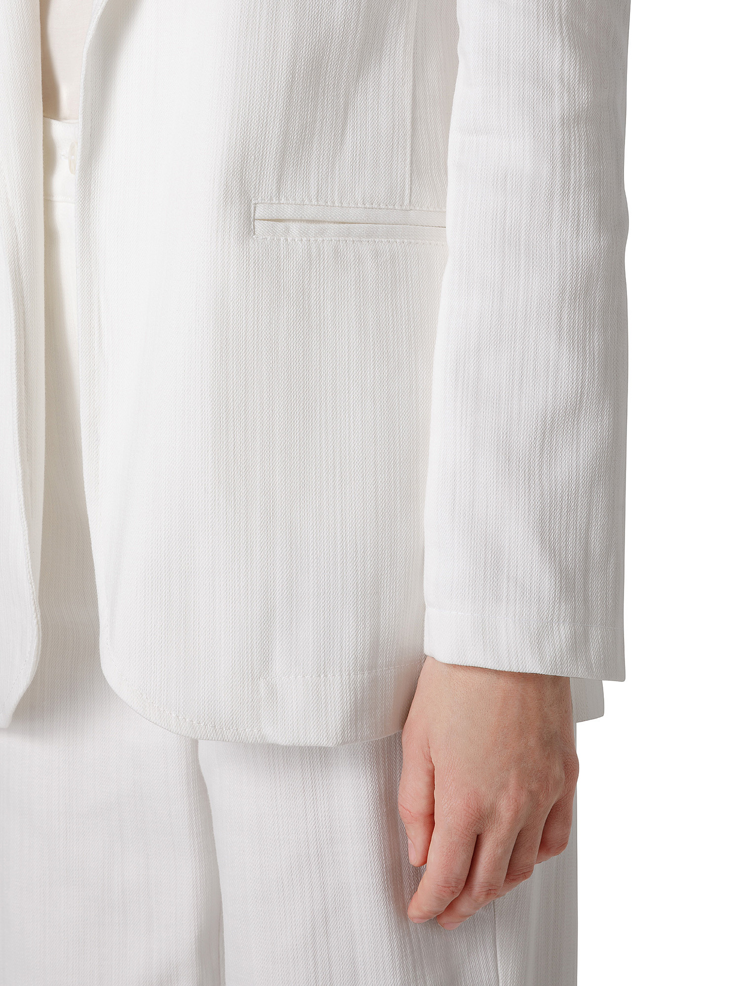 Denim jacket, White, large image number 4