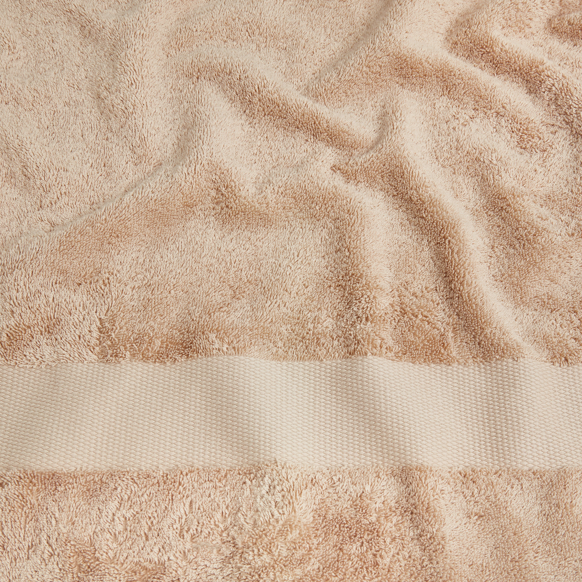 Asciugamano spugna di puro cotone Zefiro, Marrone nocciola, large image number 3